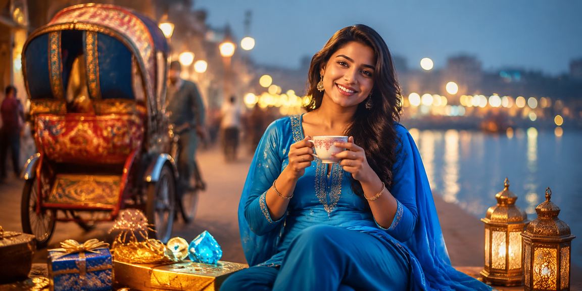 ঢাকায় সালোয়ার-কামিজ পরিহিত একজন ব্যবহারকারী মোবাইলে bk55login - এ ডিপোজিট করছেন