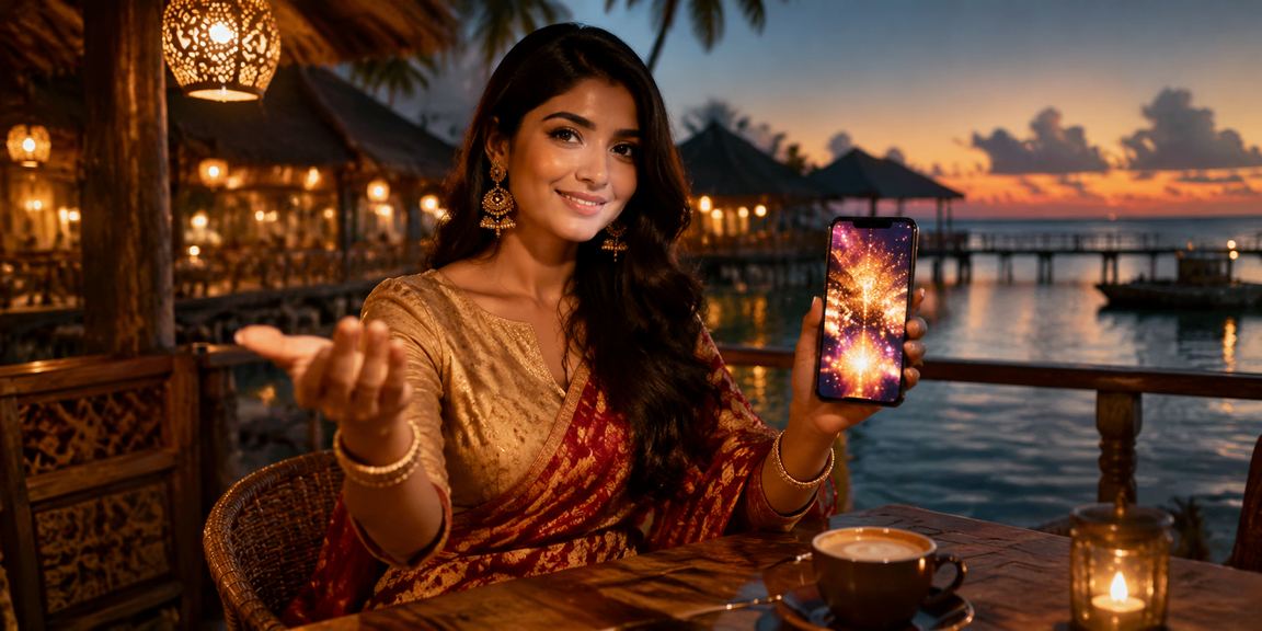 A Bangladeshi enjoying lottery and betting on the beach at Saint Martin's Island